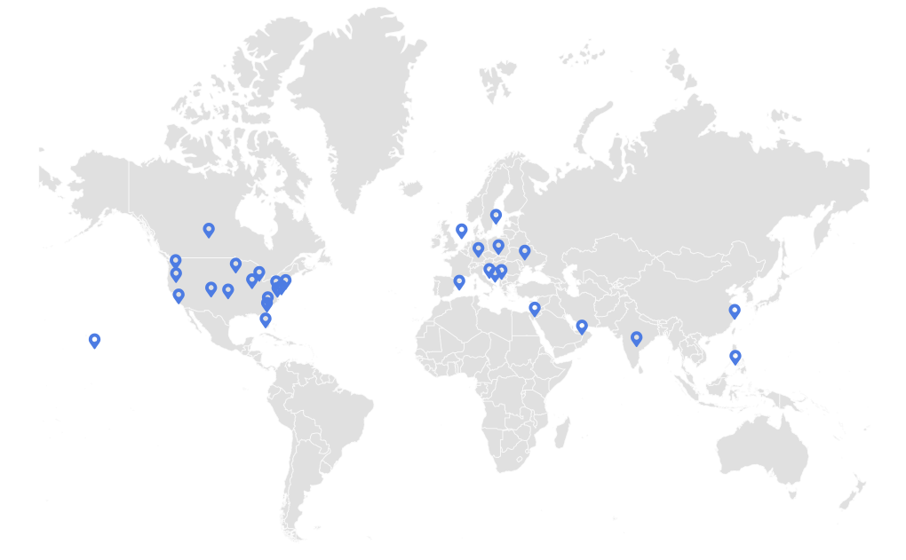 Global Team Map